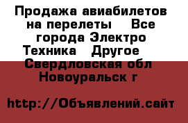 Продажа авиабилетов на перелеты  - Все города Электро-Техника » Другое   . Свердловская обл.,Новоуральск г.